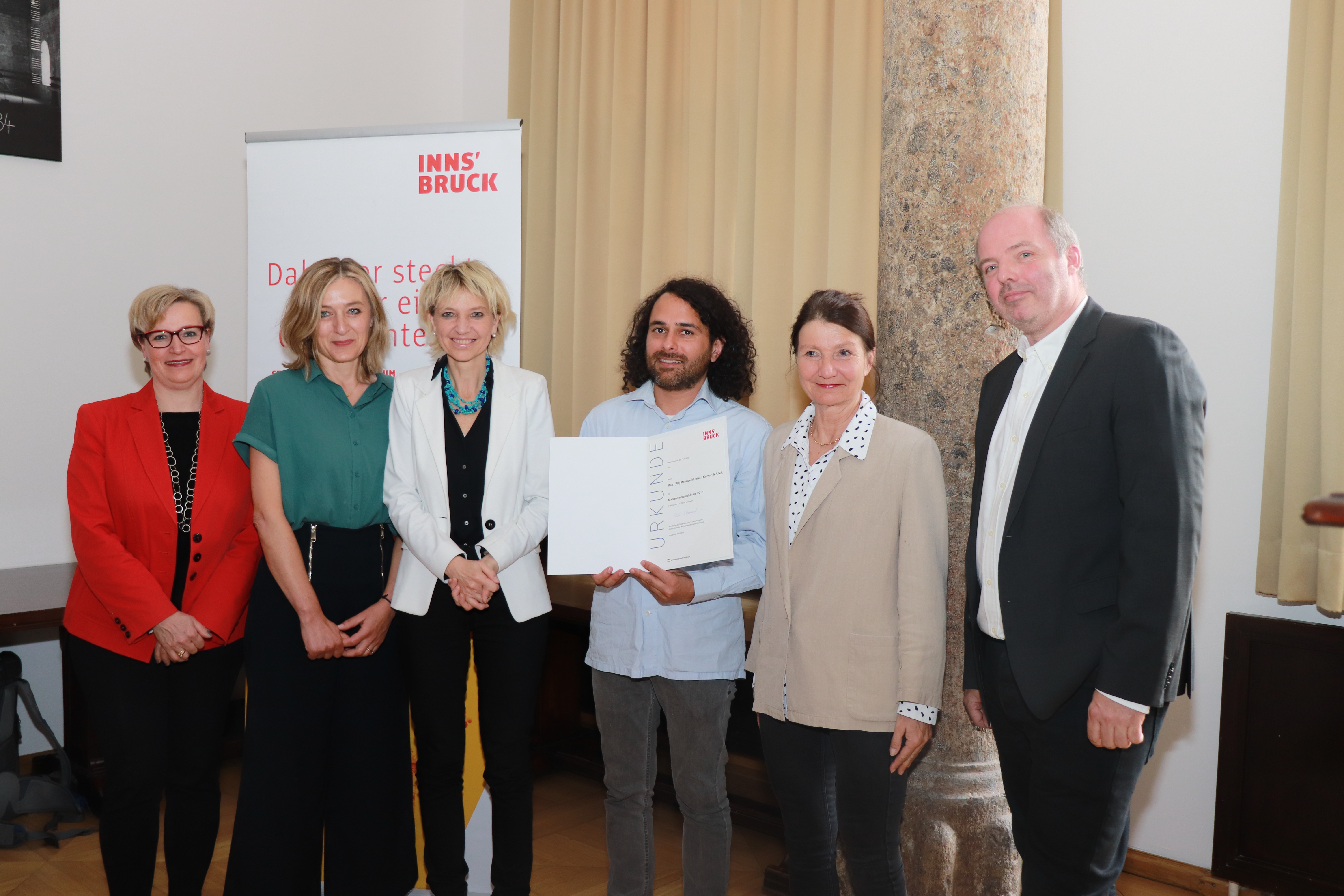 Maurice Kumar erhielt den Barcal-Preis für seine Arbeit über Streetdance im Z6.