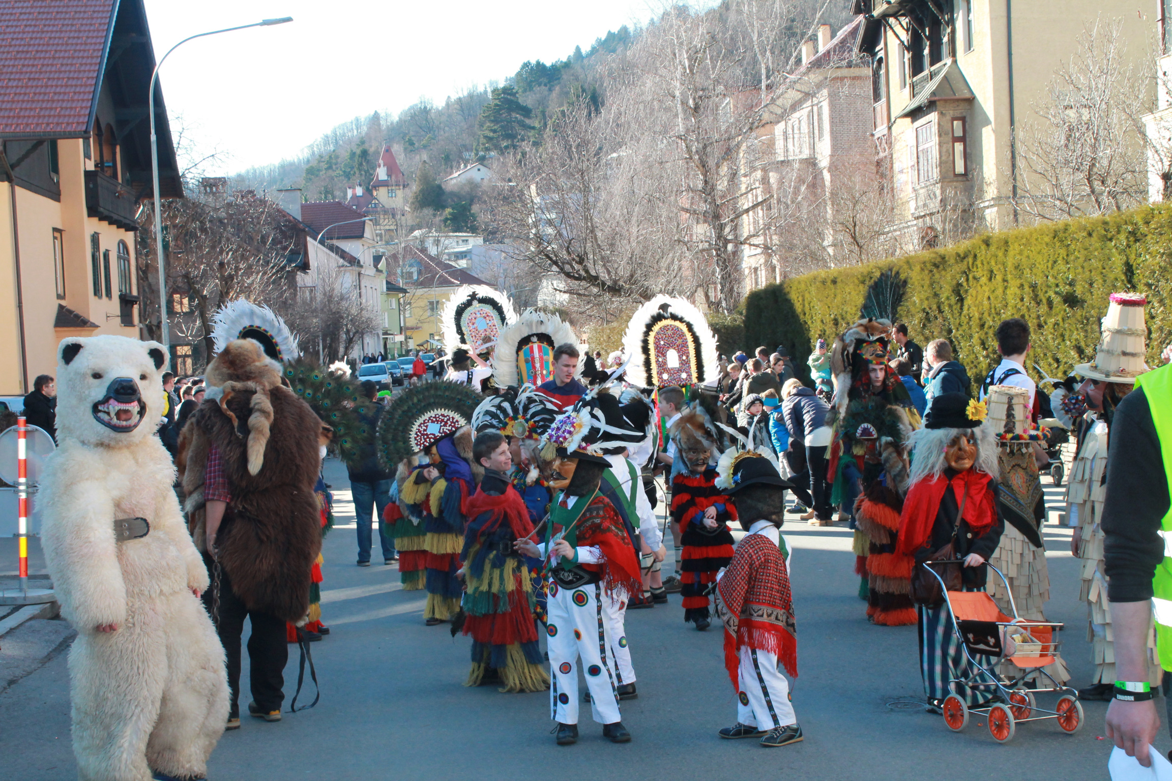 "In die Fasnacht gian" heißt es am 9. Feber in Mühlau.