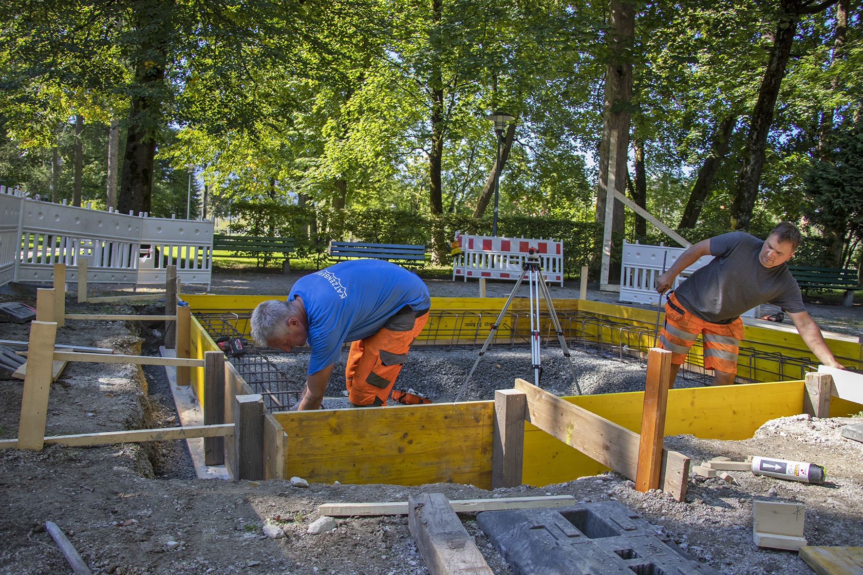 Die Arbeiten an der neuen Anlage werden noch rund zwei Wochen dauern.