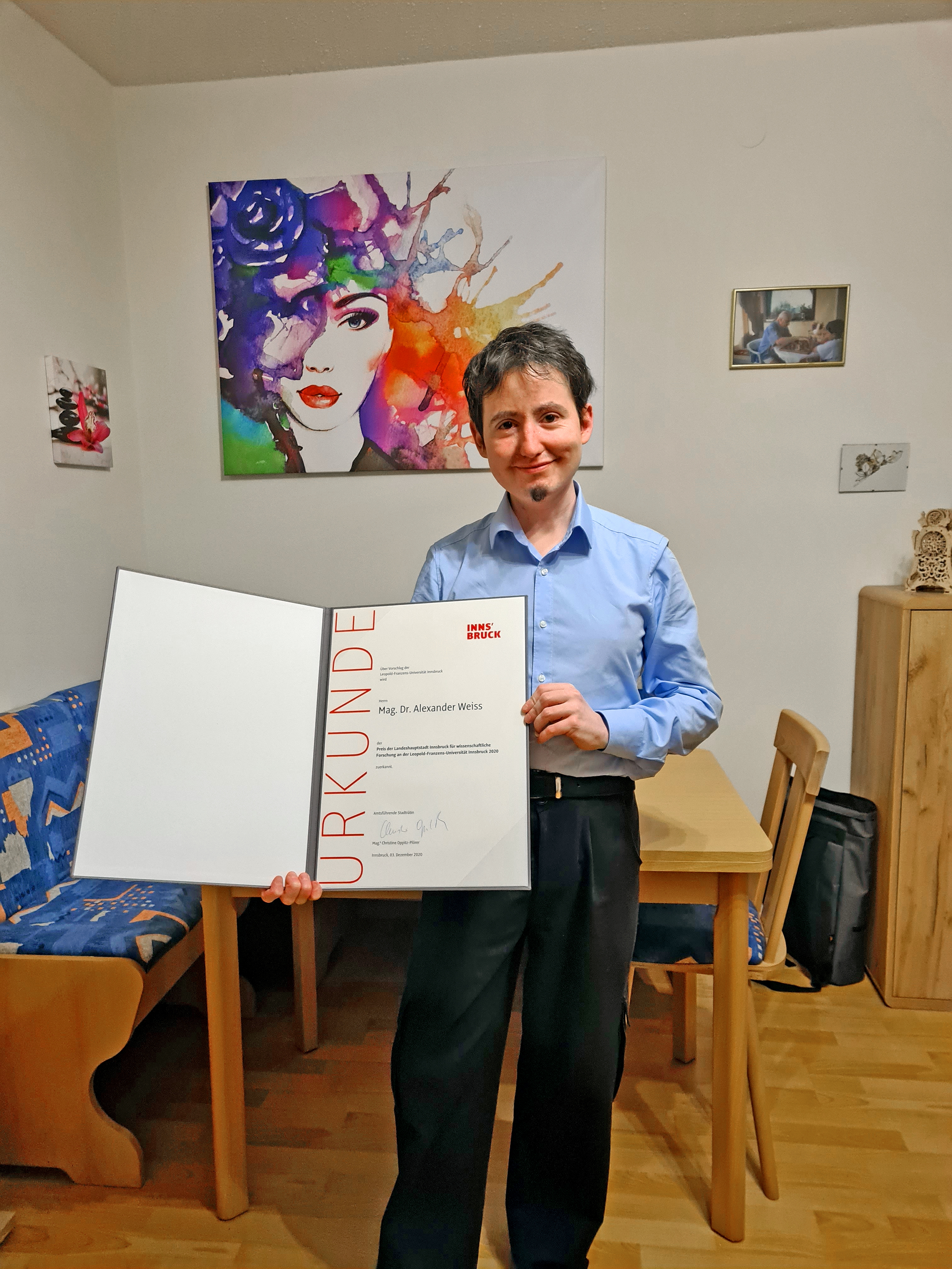 Alexander Weiss, Institut für Biomedizinische Alternsforschung