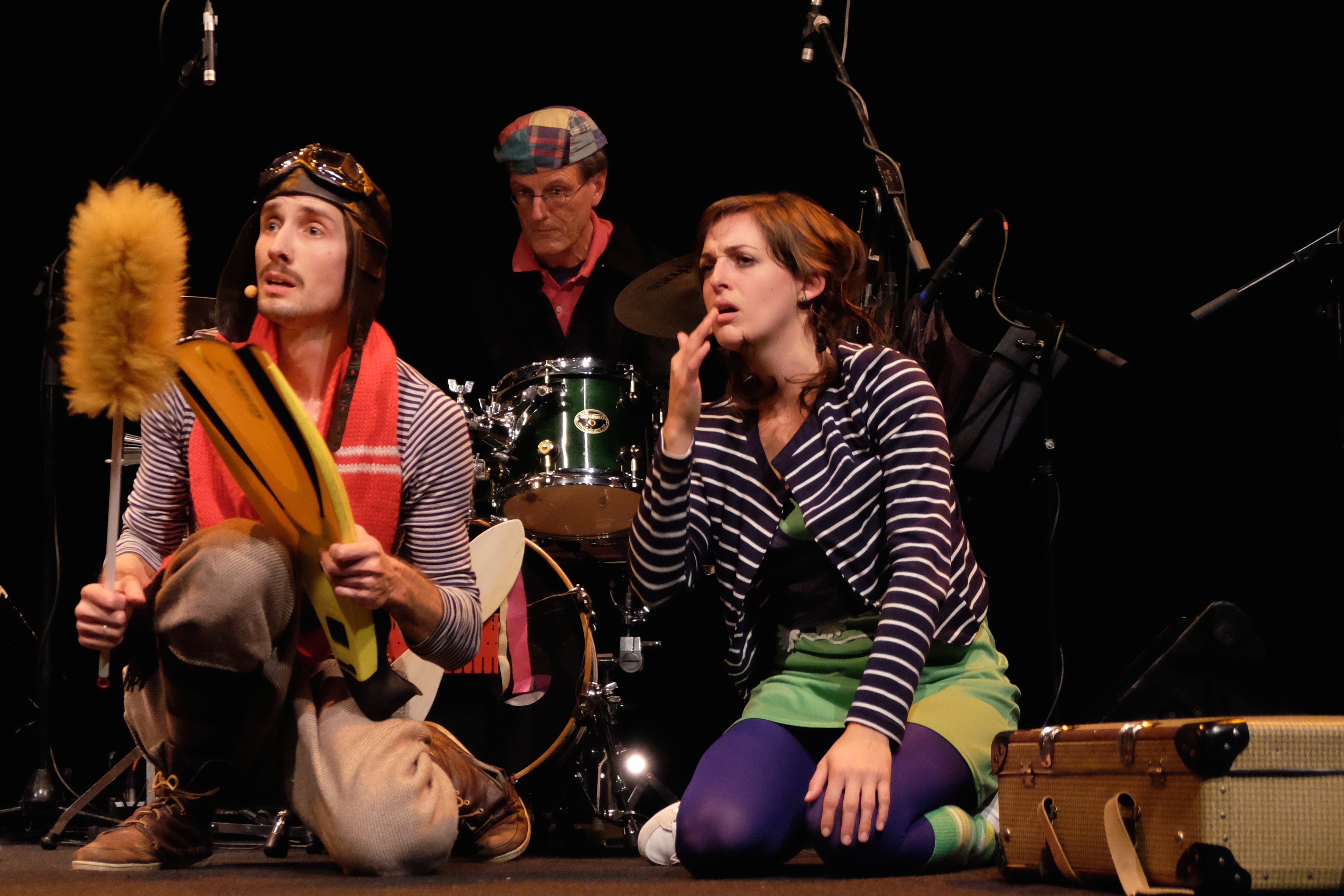 Pilot Fridolin und seine Co-Pilotin Florentina nehmen Groß und Klein sowie Alt und Jung am Faschingsdienstag mit auf eine musikalische Abenteuerreise.