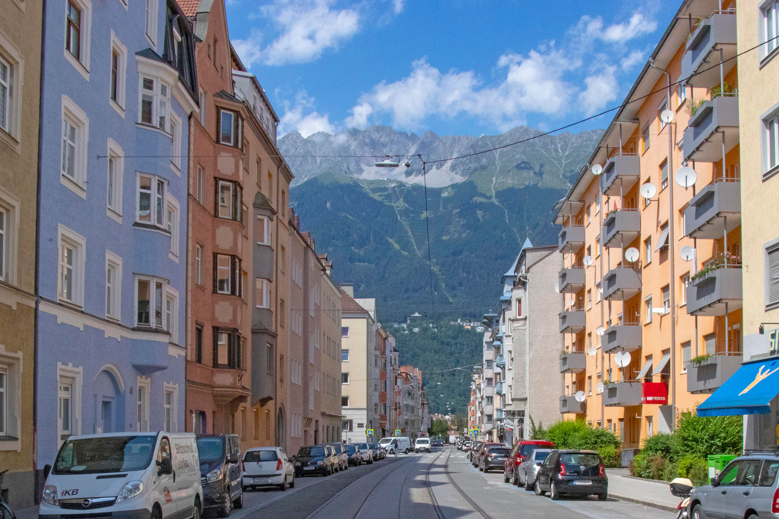 Die Pradler Straße bekommt ein freundliches Gesicht.