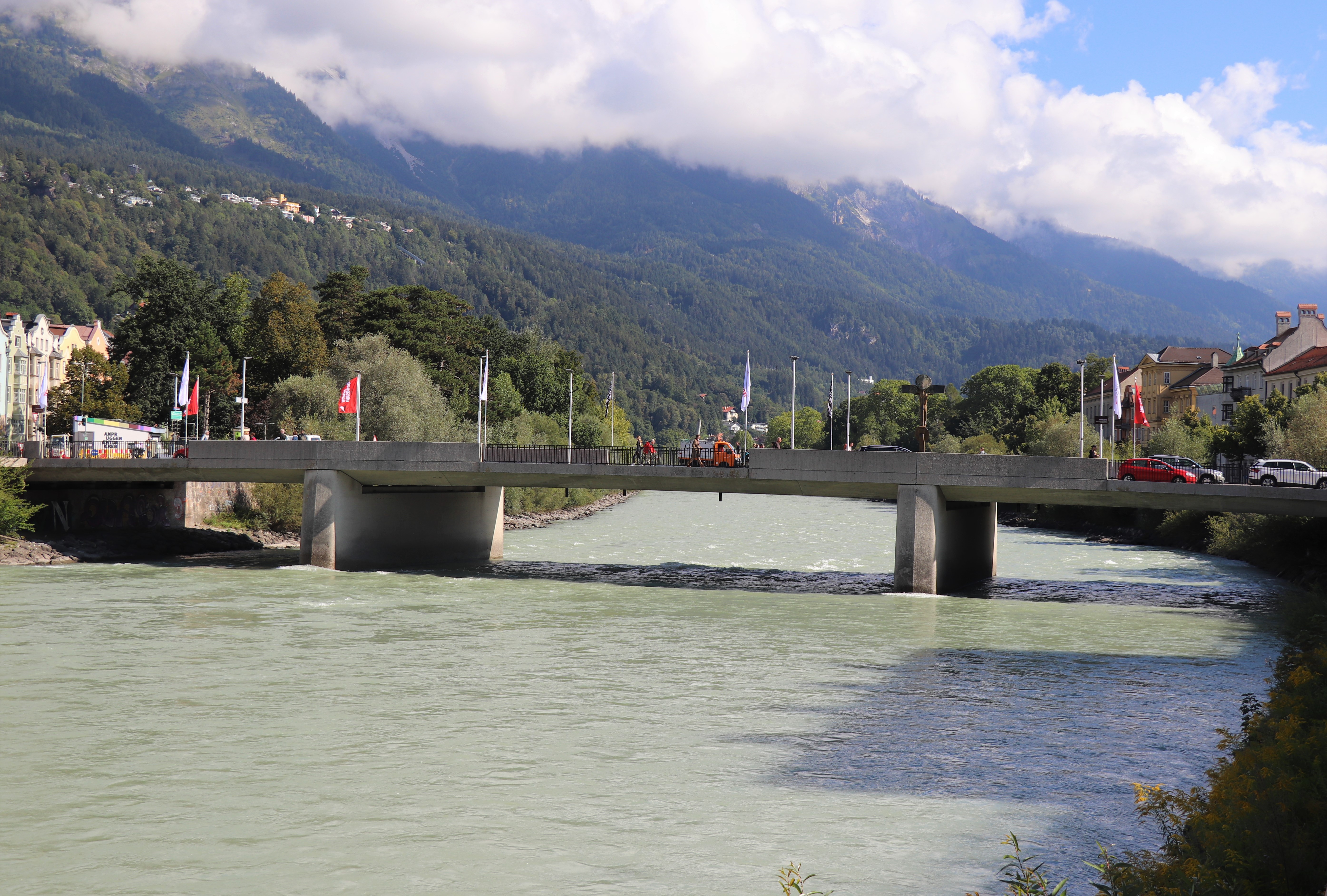 Ab 13. September wird die Innbrücke – sie stammt aus den 1980er-Jahren – umfassend saniert.