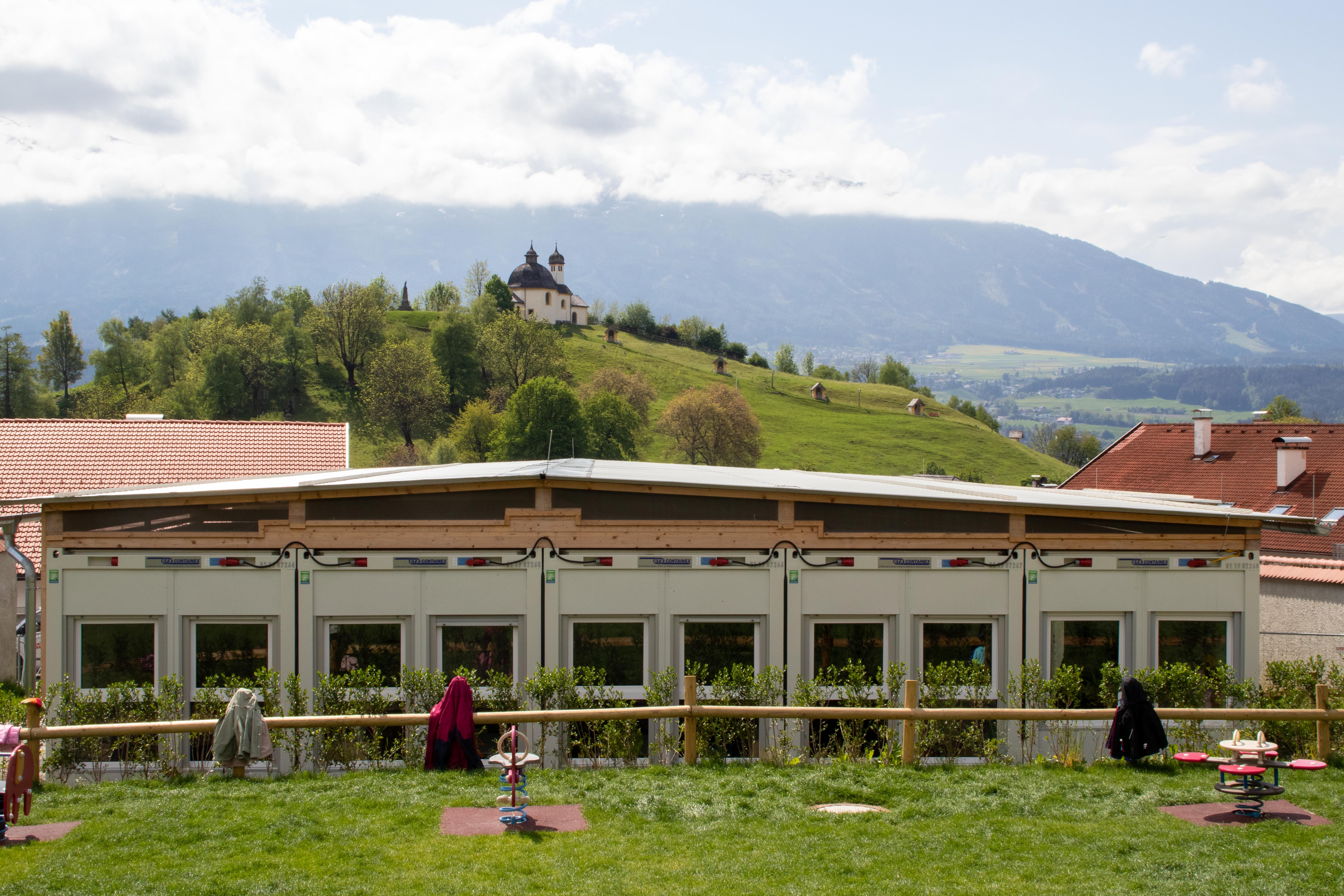 In der Außenstelle des Kindergartens Arzl sind derzeit zwei Gruppen untergebracht.