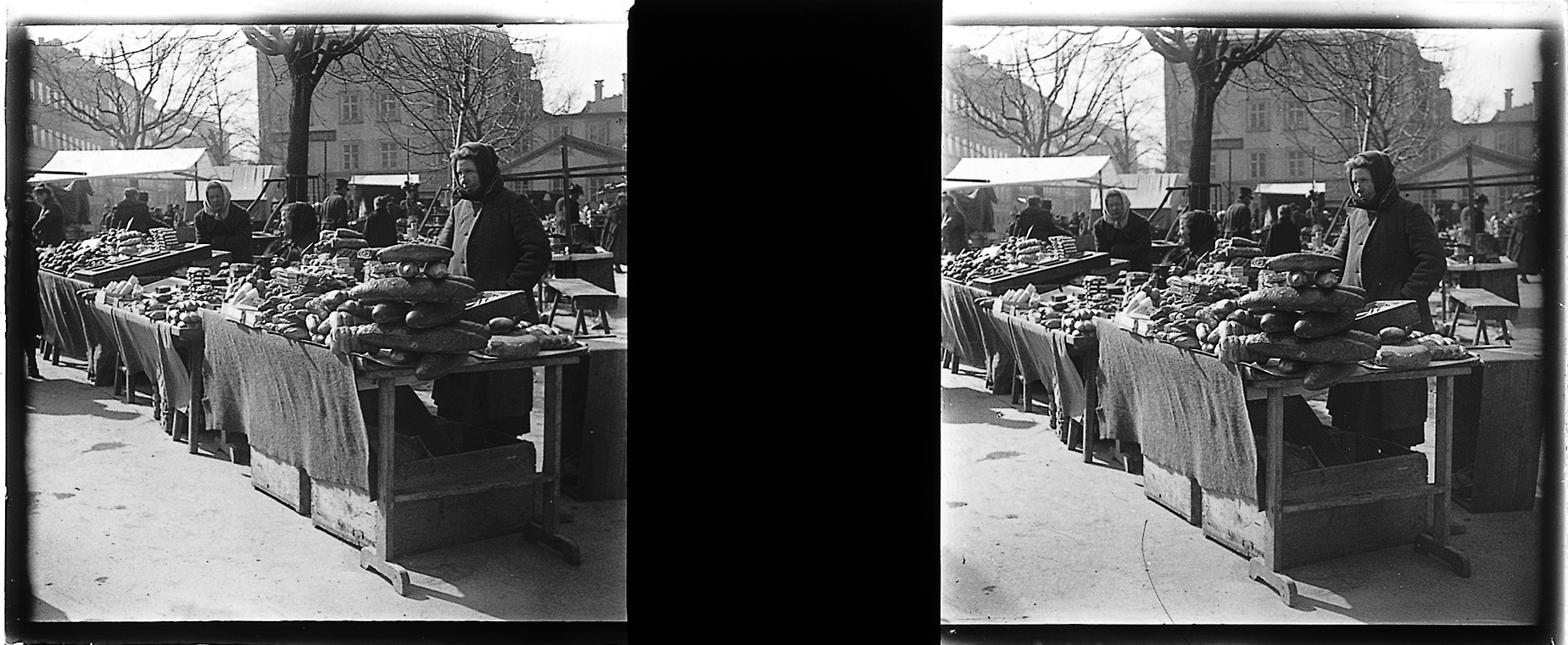 Markt am Innrain 1910.