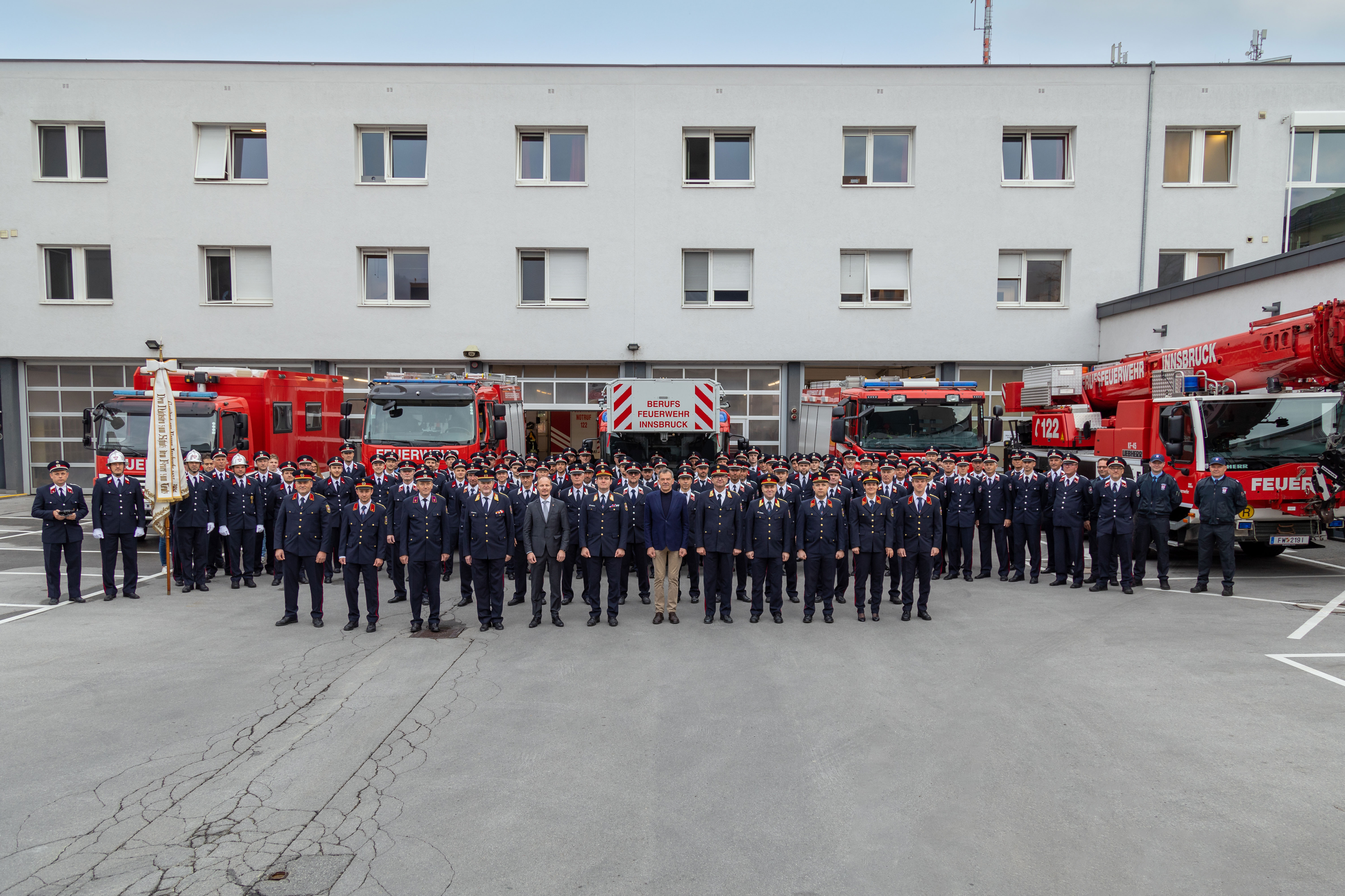 Die Innsbrucker Berufsfeuerwehr feiert heuer ihr 125-jähriges Bestehen. Drei weitere florianische Jubiläen fallen ebenfallls in das Jahr 2022.