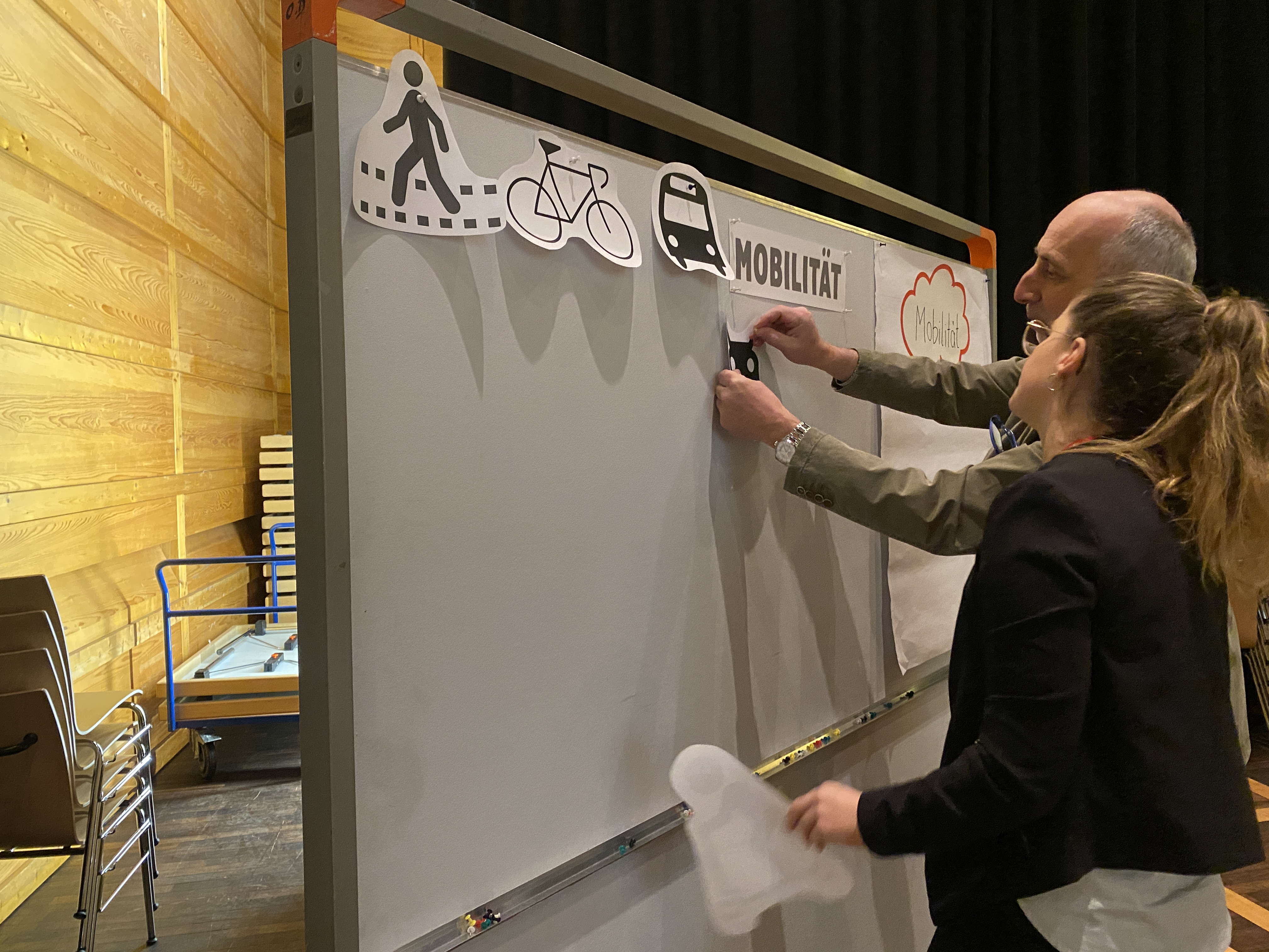 Die Bevölkerung konnte ihre Vorschläge zu verschiedenen Themen im Rahmen der Auftaktveranstaltung einbringen.