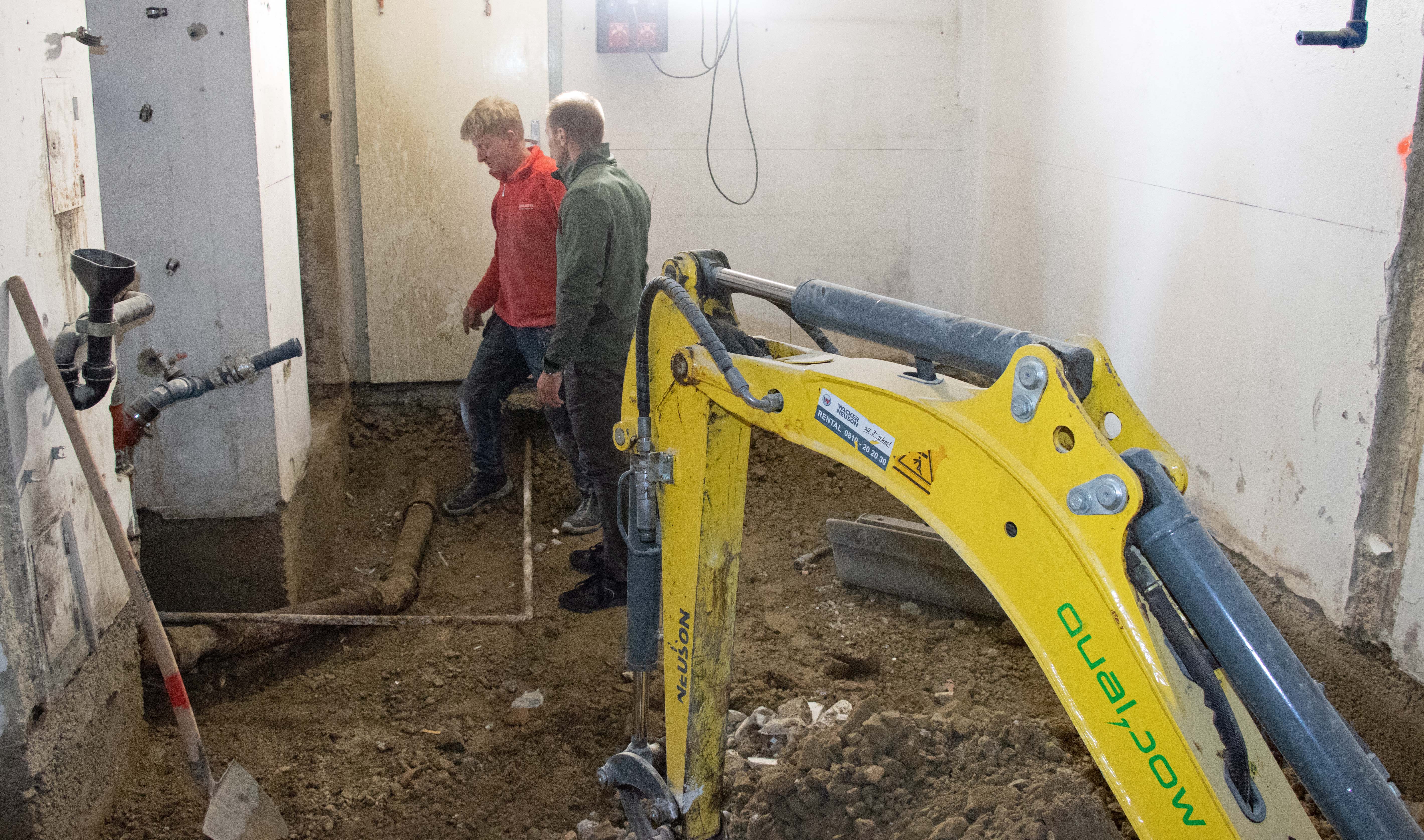 Die Umbauarbeiten sind seit Ende April im Gange.