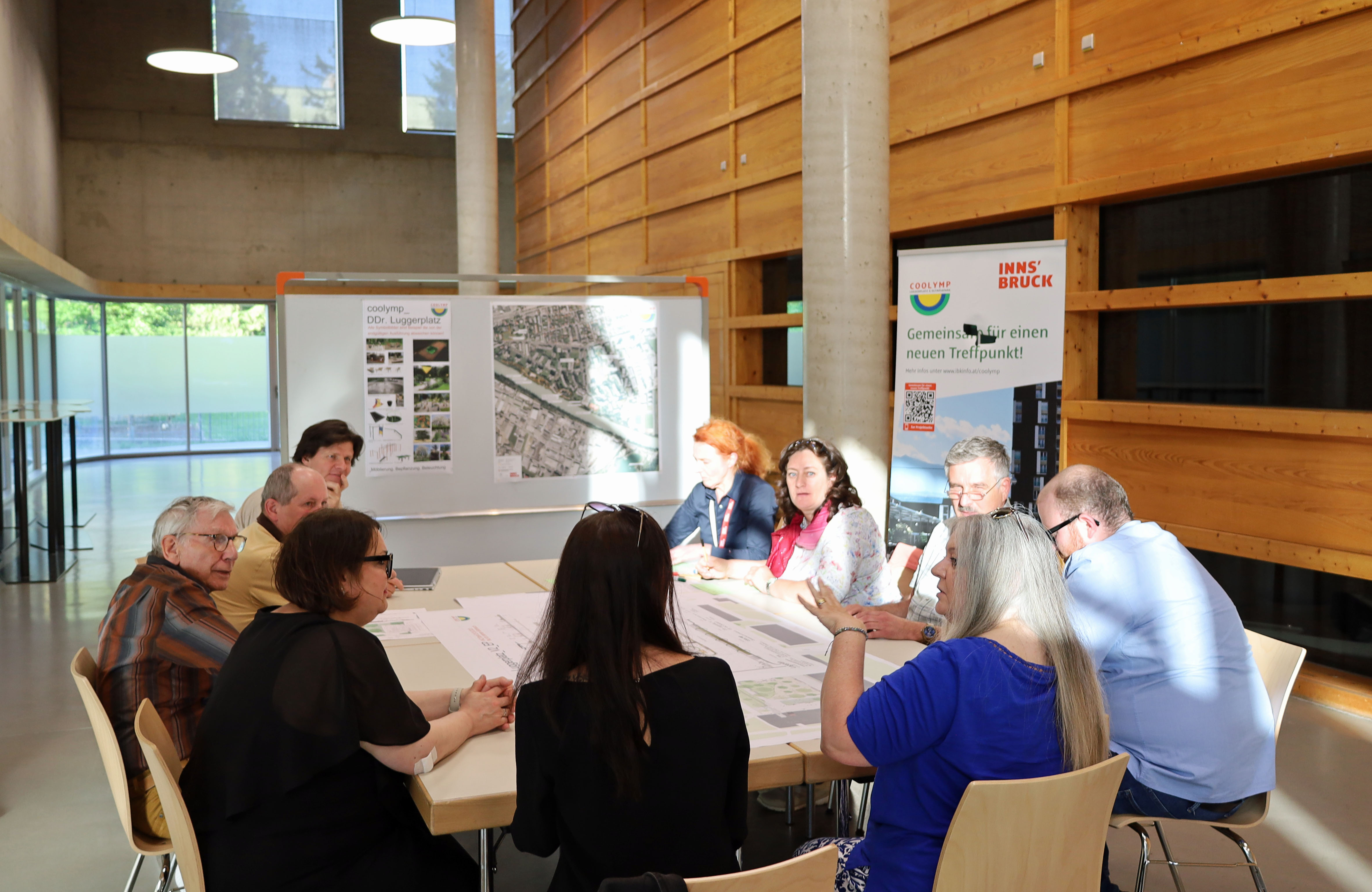 In den Planungslaboren arbeiteten die interessierten BewohnerInnen gemeinsam mit den ArchitektInnen und ExpertInnen am Planungsentwurf.