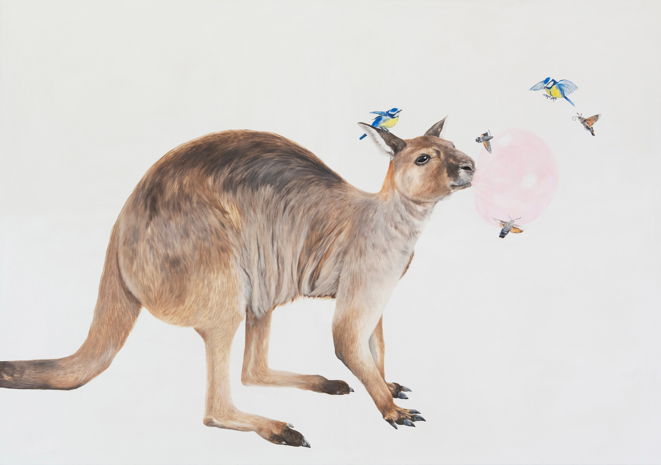 Große Verbundenheit: Die Künstlerin Ina Hsu lässt in ihrer Schau "Hula Hoopoe" ihre Kindheitserfahrungen mit Tieren in ihre Kunst einfließen.