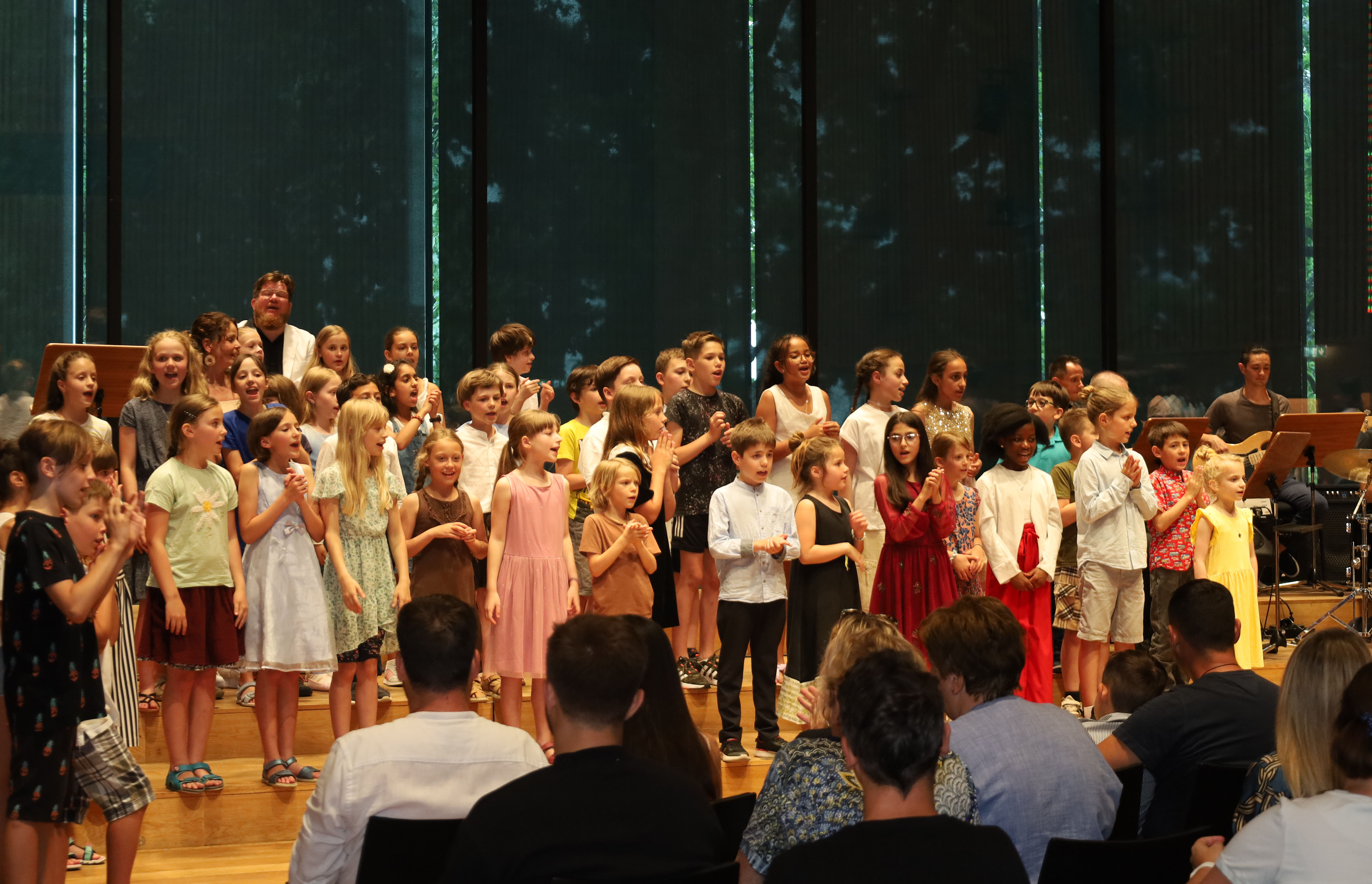Der Kinder- und Jugendchor – hier beim Abschlusskonzert im vergangenen Juni im Haus der Musik – beginnt am 21. September mit den Proben.