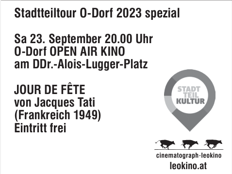 Am 23. September wird der DDr.-Alois-Lugger-Platz zum Open-Air-Kino.