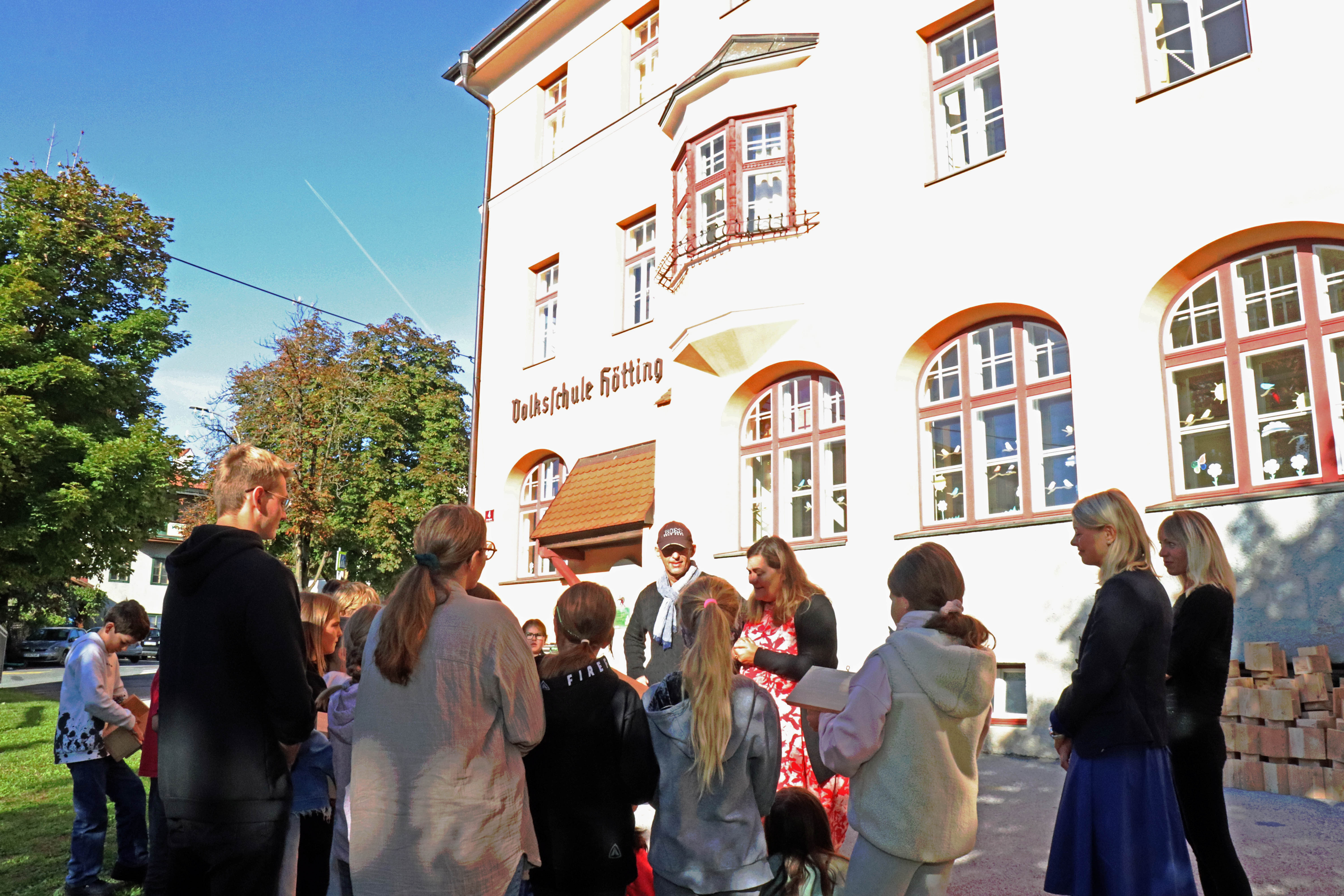 Die Nistkasten-Aktion gibt es alle zwei Jahre in mehreren Innsbrucker Volksschulen.