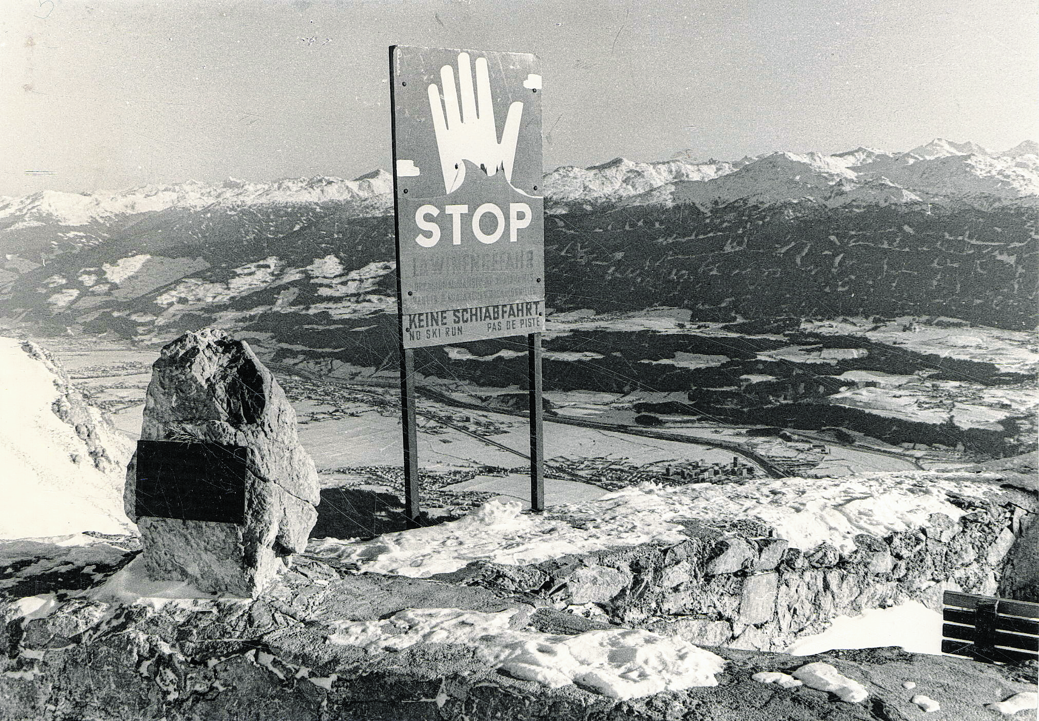 Lawine am Hafelekar 1979