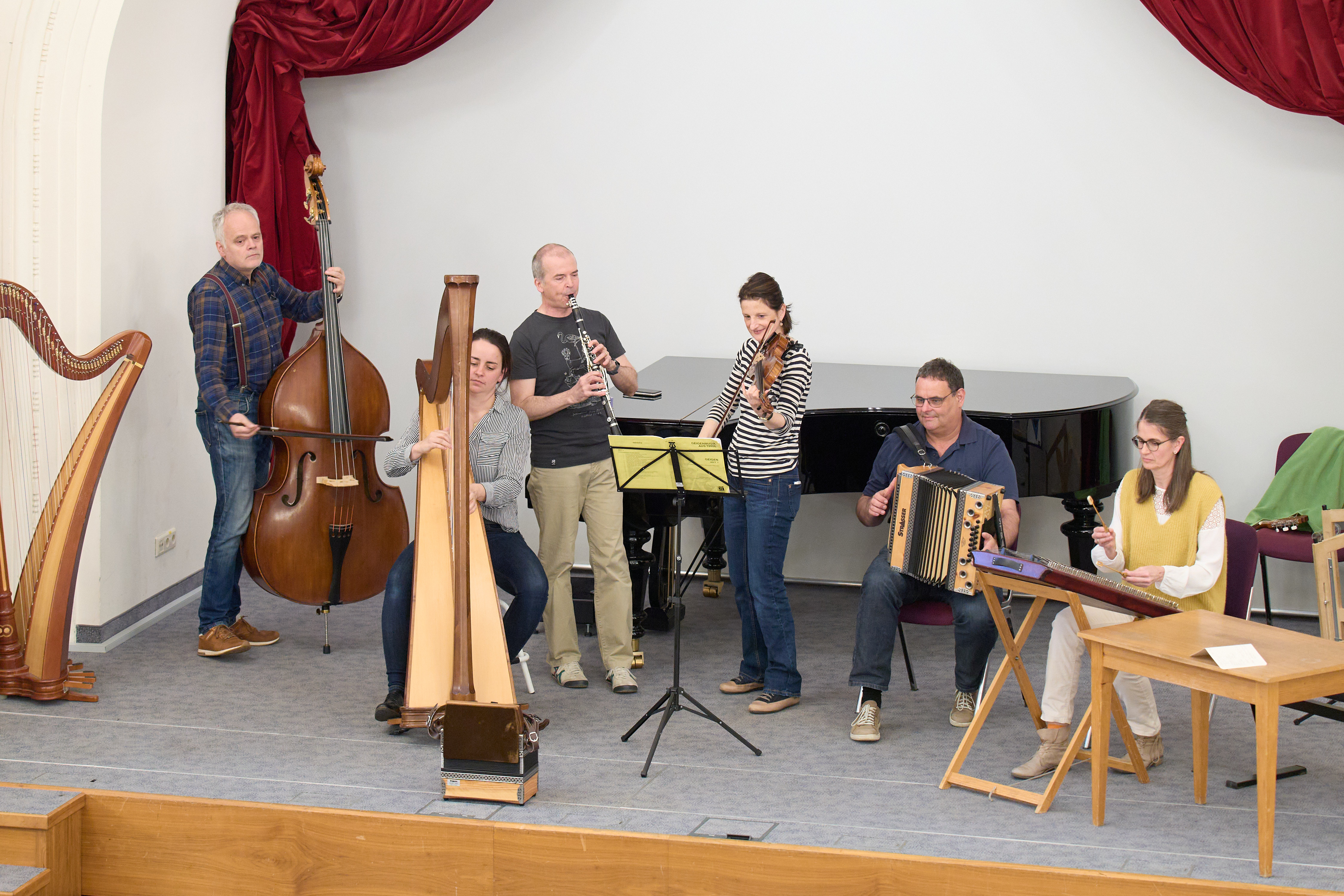 Die Fachgruppe Volksmusik spielt am 24. April im Hans-Psenner-Saal (Alpenzoo) auf.