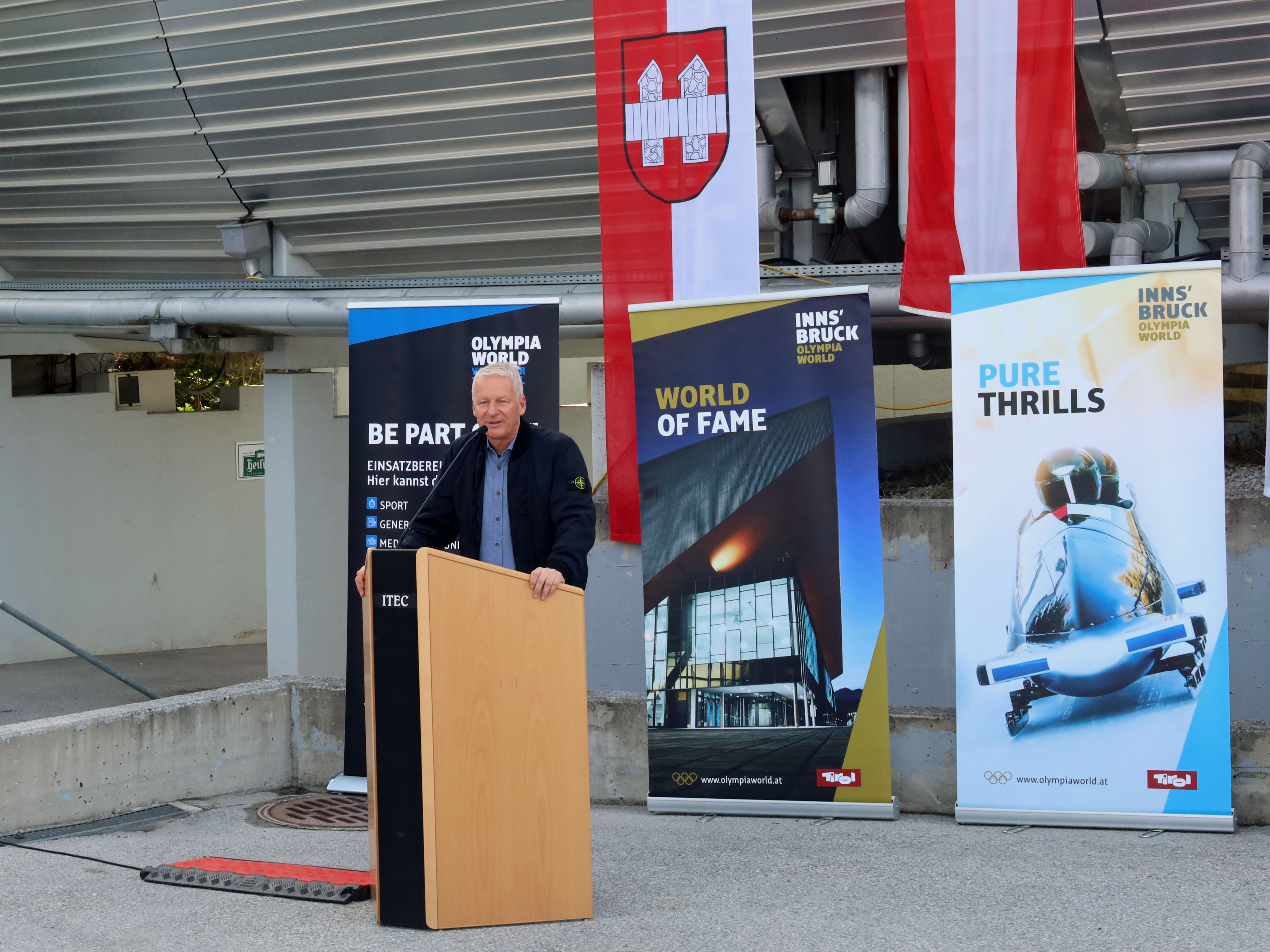 OSVI-Geschäftsführer Matthias Schipflinger: „Der neue Bahnkörper wird in den kommenden zwei Jahren fertiggestellt und 2025 an den bestehenden Bahnkörper angeschlossen“