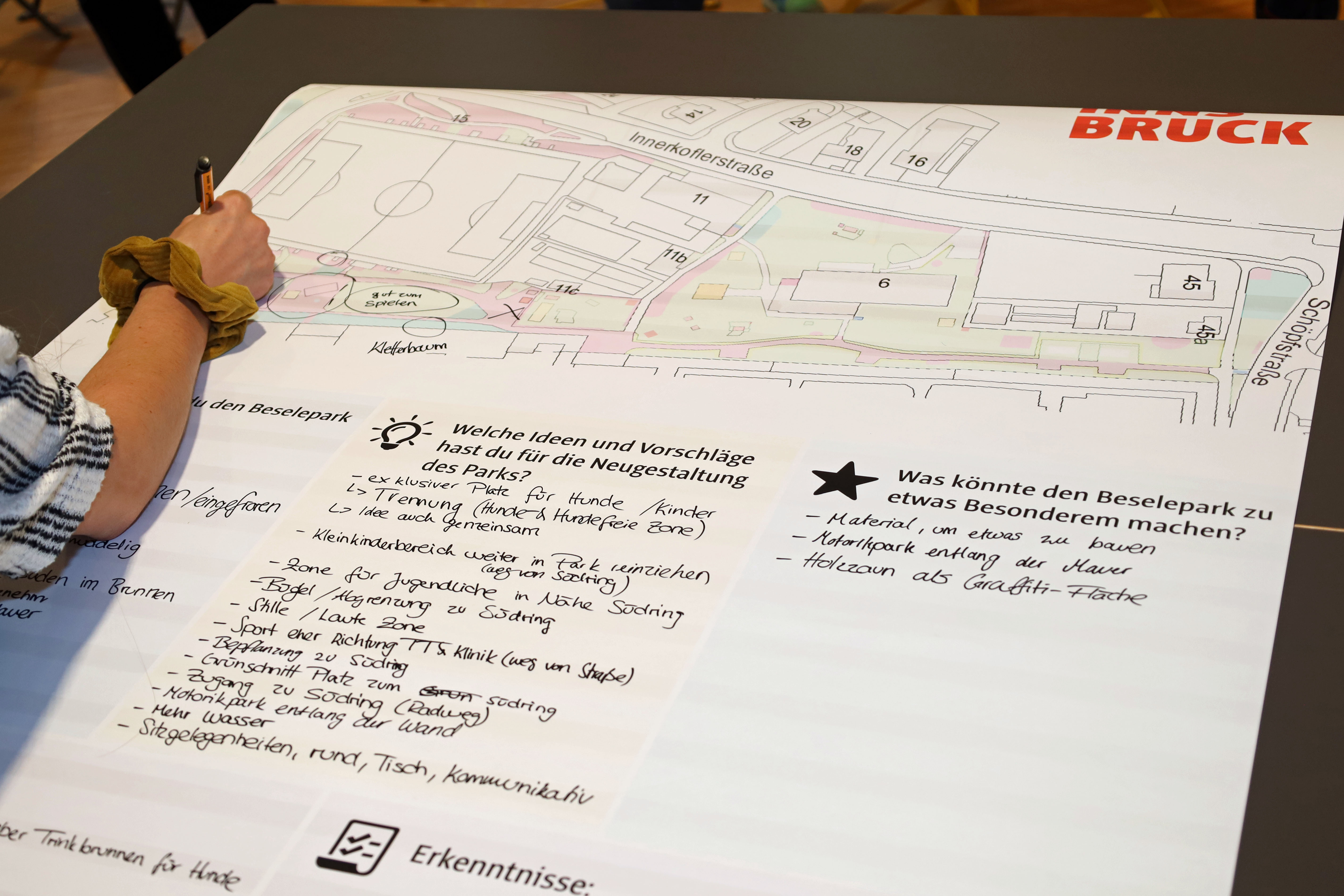 Die Bauarbeiten im Beselepark haben gestartet. Im Juni 2025 findet die Eröffnung statt