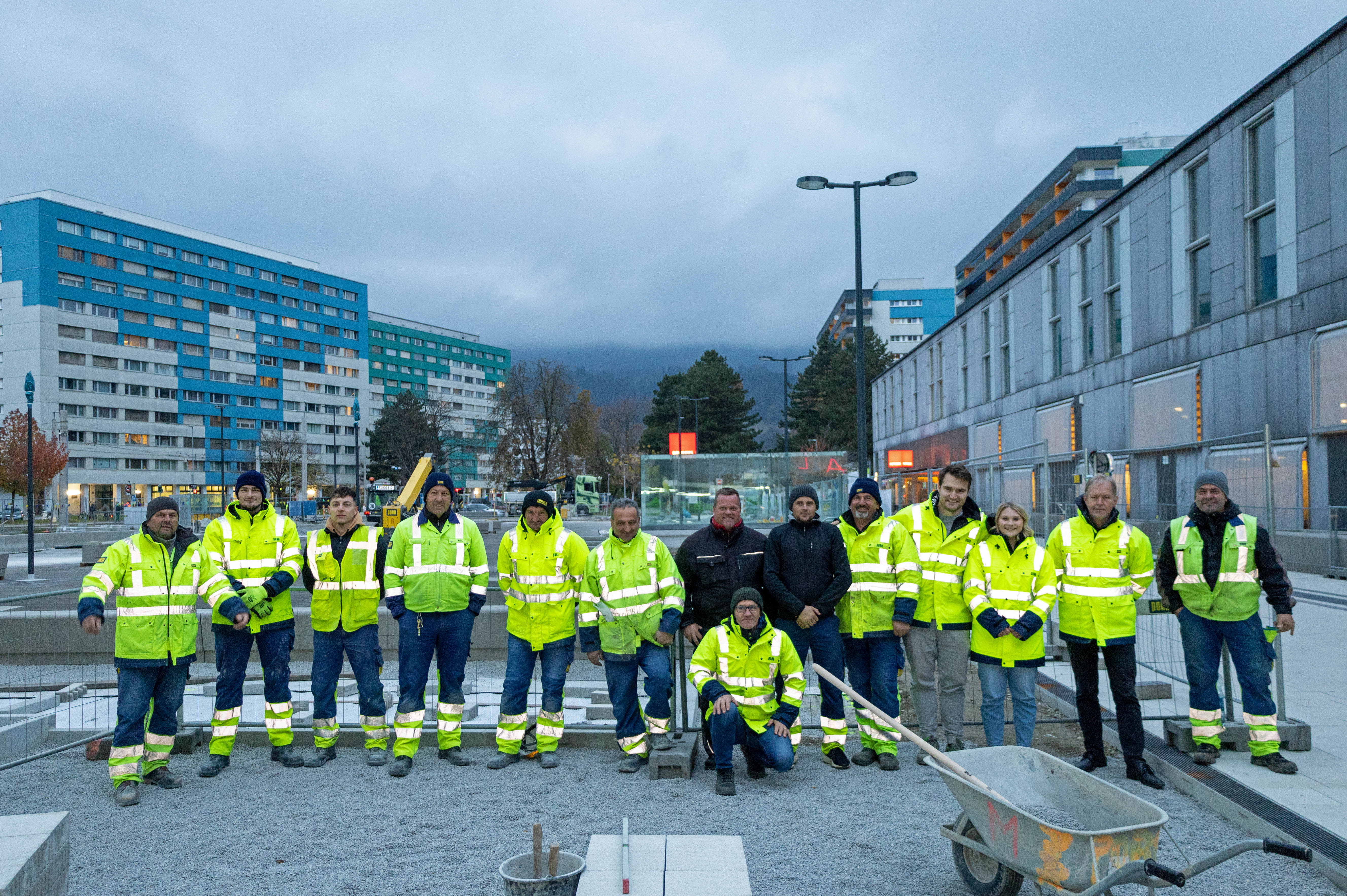 Das Baustellenfest ist eine Würdigung des Baufortschritts und ein Dank an alle beteiligten BauarbeiterInnen.