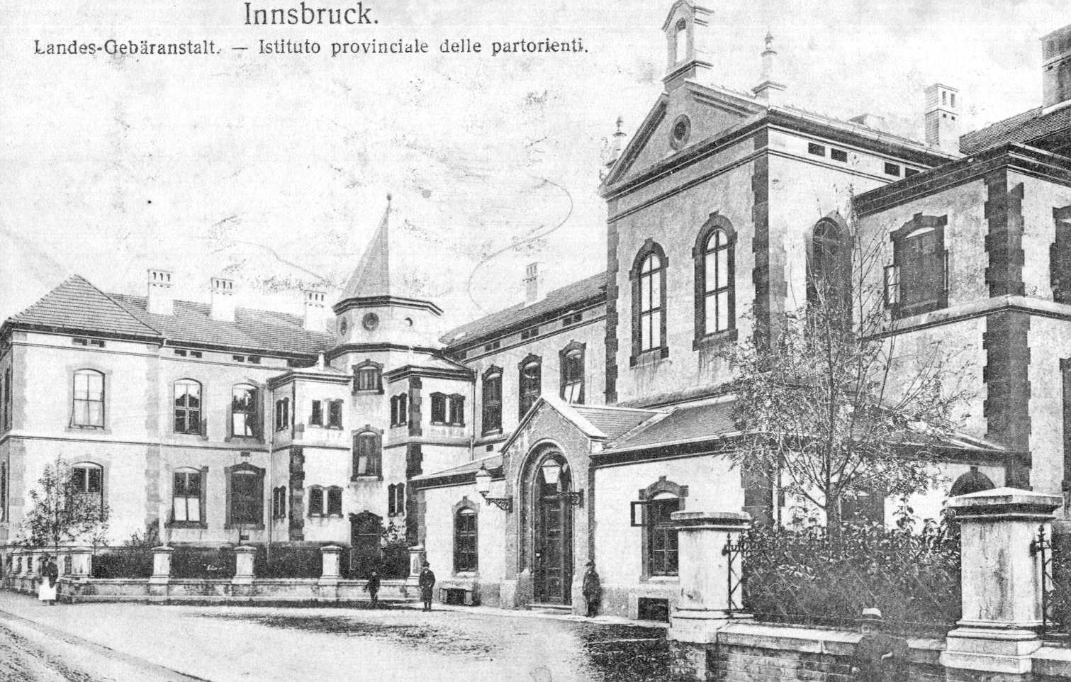 Die Landesgebäranstalt in Innsbruck, 1916.