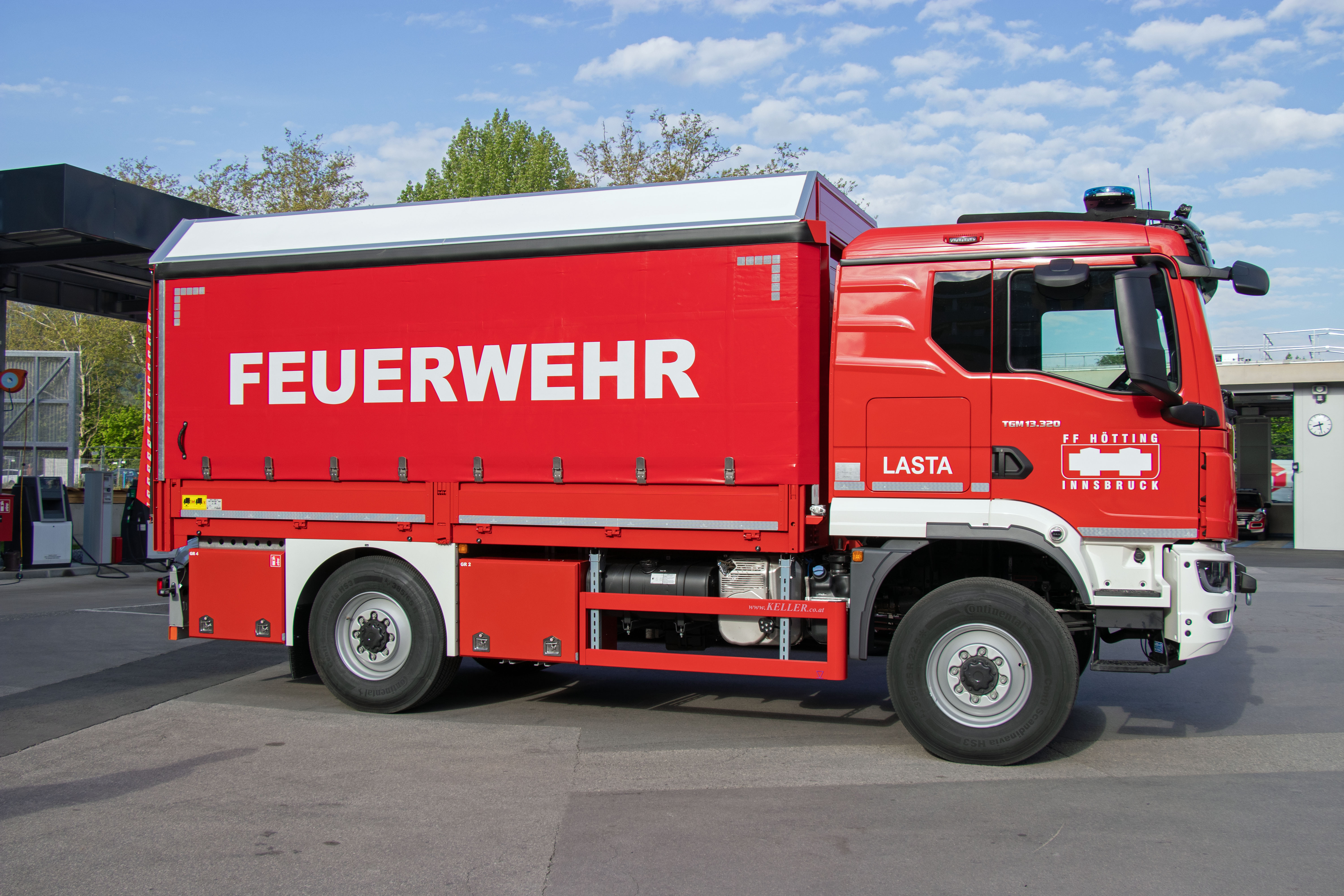 Das neue LAST ist für Einsätze im Gelände, aber auch im Stadtgebiet geeignet – etwa bei Hochwasser.