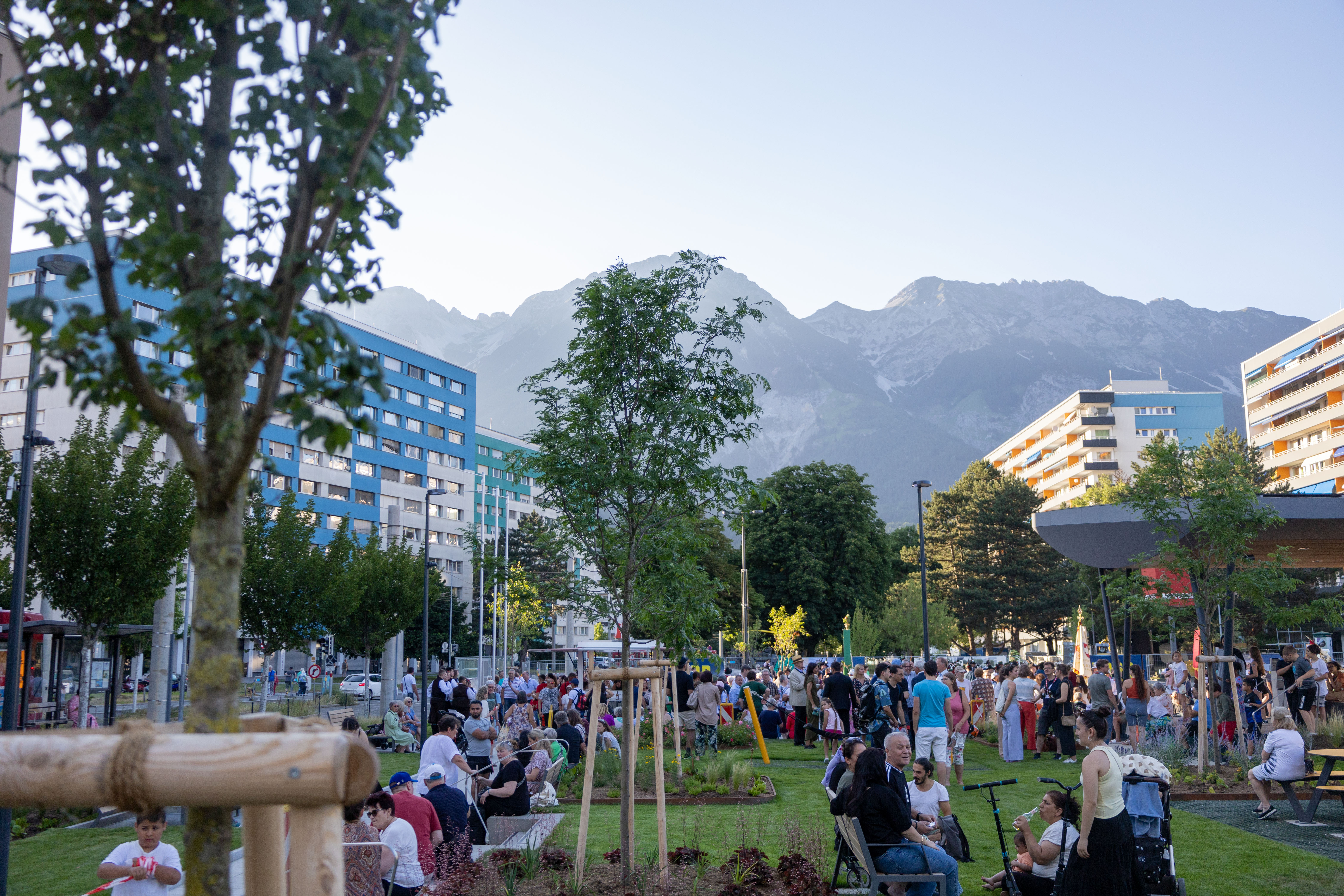 Insgesamt umfasst das Projekt COOLYMP rund 8.800 Quadratmeter Fläche, die klimafit umgestaltet wurden bzw. werden.