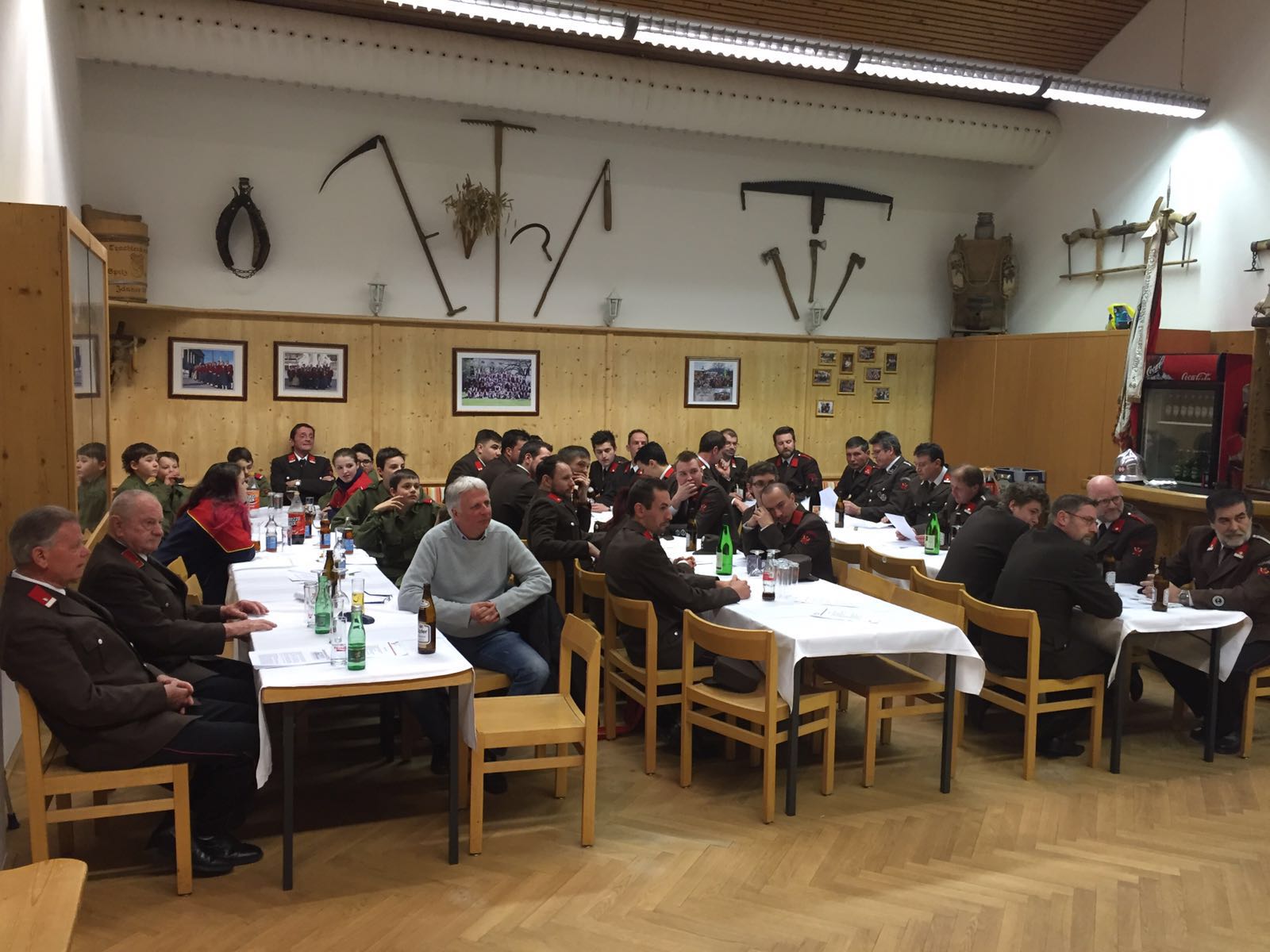 Feuerwehrreferent Vizebürgermeister Christoph Kaufmann besuchte die Jahreshauptversammlung der Freiwilligen Feuerwehr Igls.