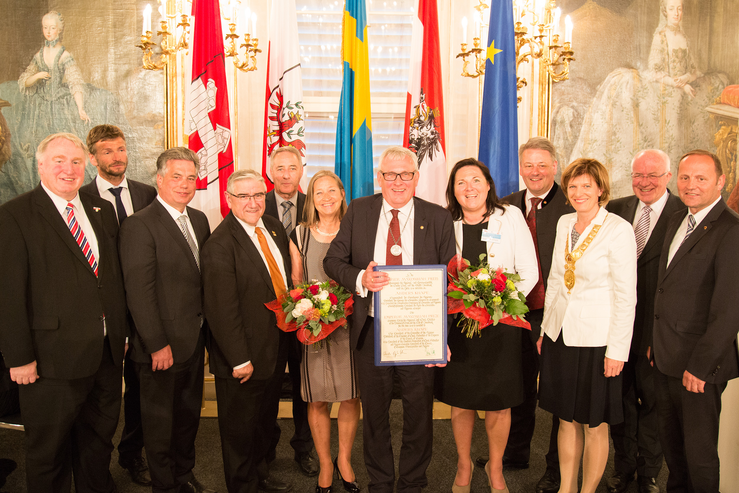 Die Feierliche Verleihung des Kaiser-Maximilian-Preises 2016 an Anders Knape im Riesensaal der Kaiserlichen Hofburg