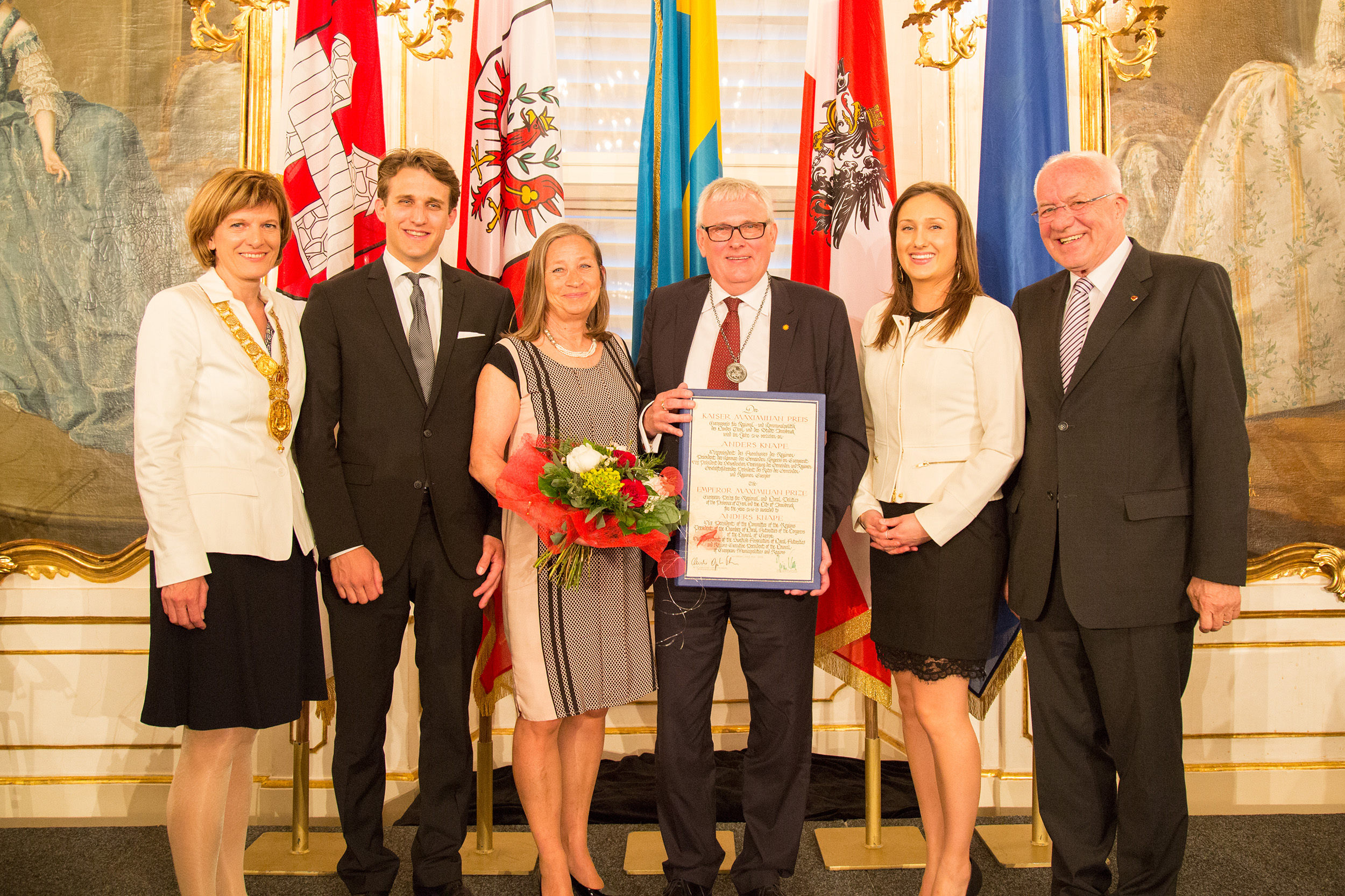 Die Feierliche Verleihung des Kaiser-Maximilian-Preises 2016 an Anders Knape im Riesensaal der Kaiserlichen Hofburg