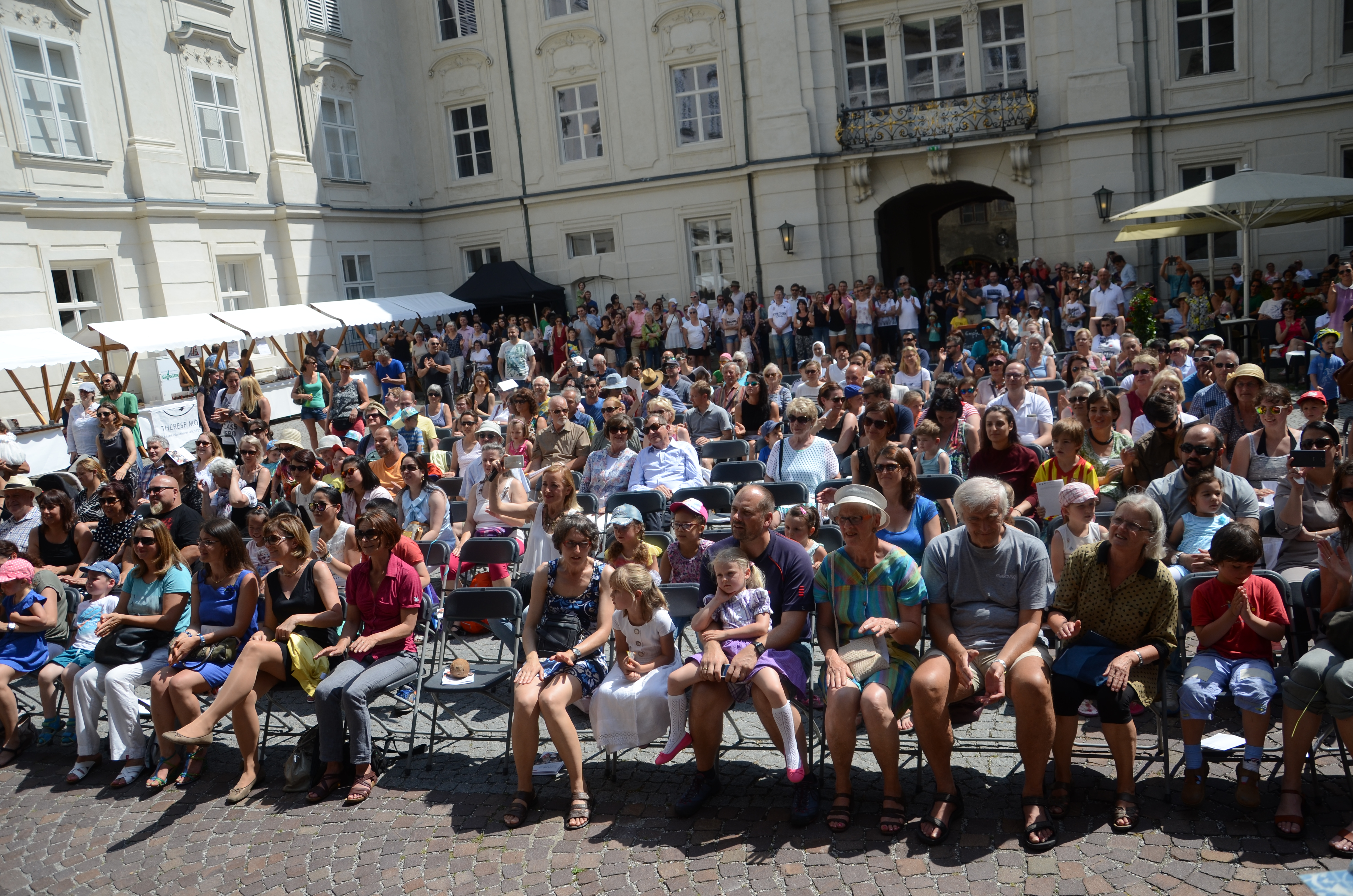 Der Innenhof der Hofburg war gut besucht.