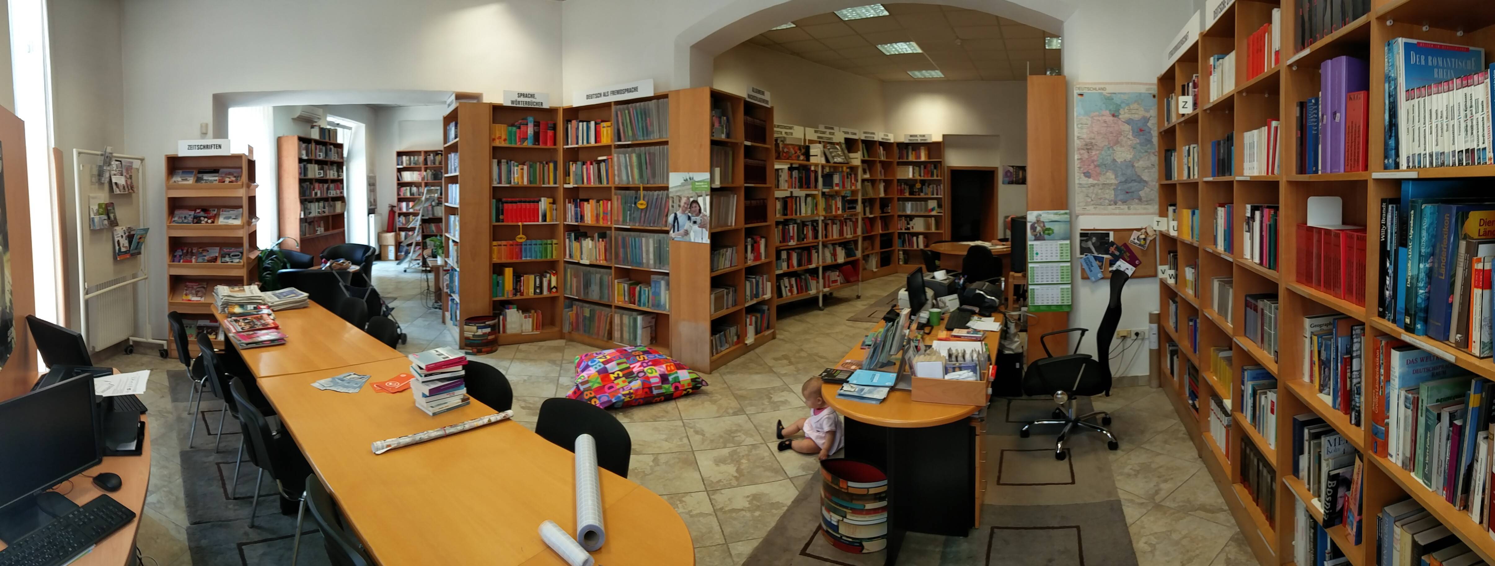 Die Stadtbücherei in Sarajevo