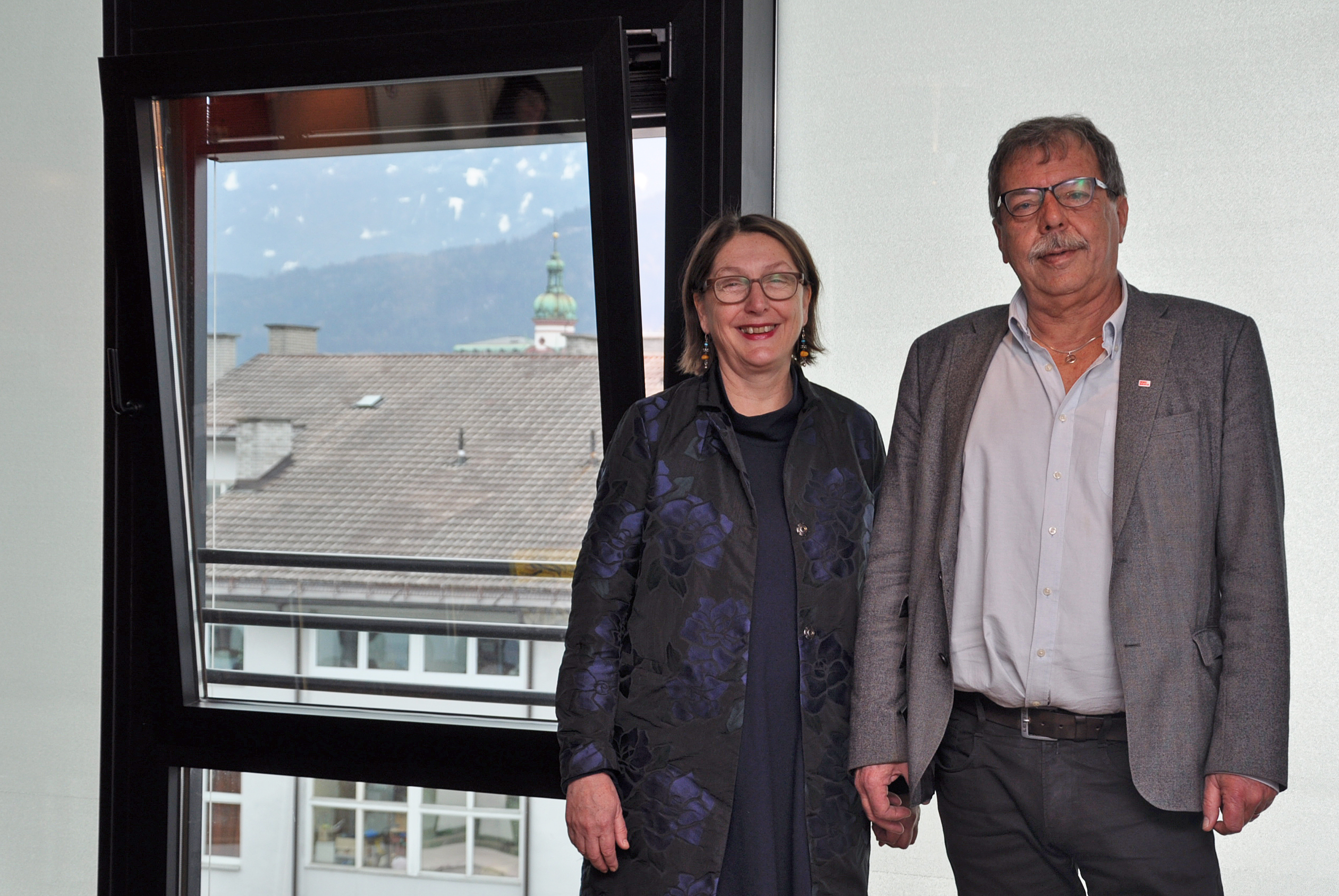 Präsentierten die Förderungen für Deutschkurse in Tirol bzw. in der Landeshauptstadt: Landesrätin Christine Baur und Stadtrat Gerhard Fritz.