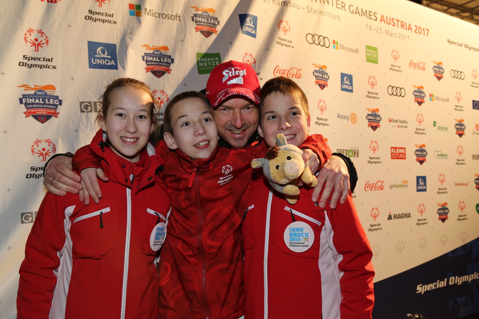 "Flamme der Hoffnung": Impressionen des Fackellaufs in Innsbruck zu den Special Olympics World Winter Games 2017