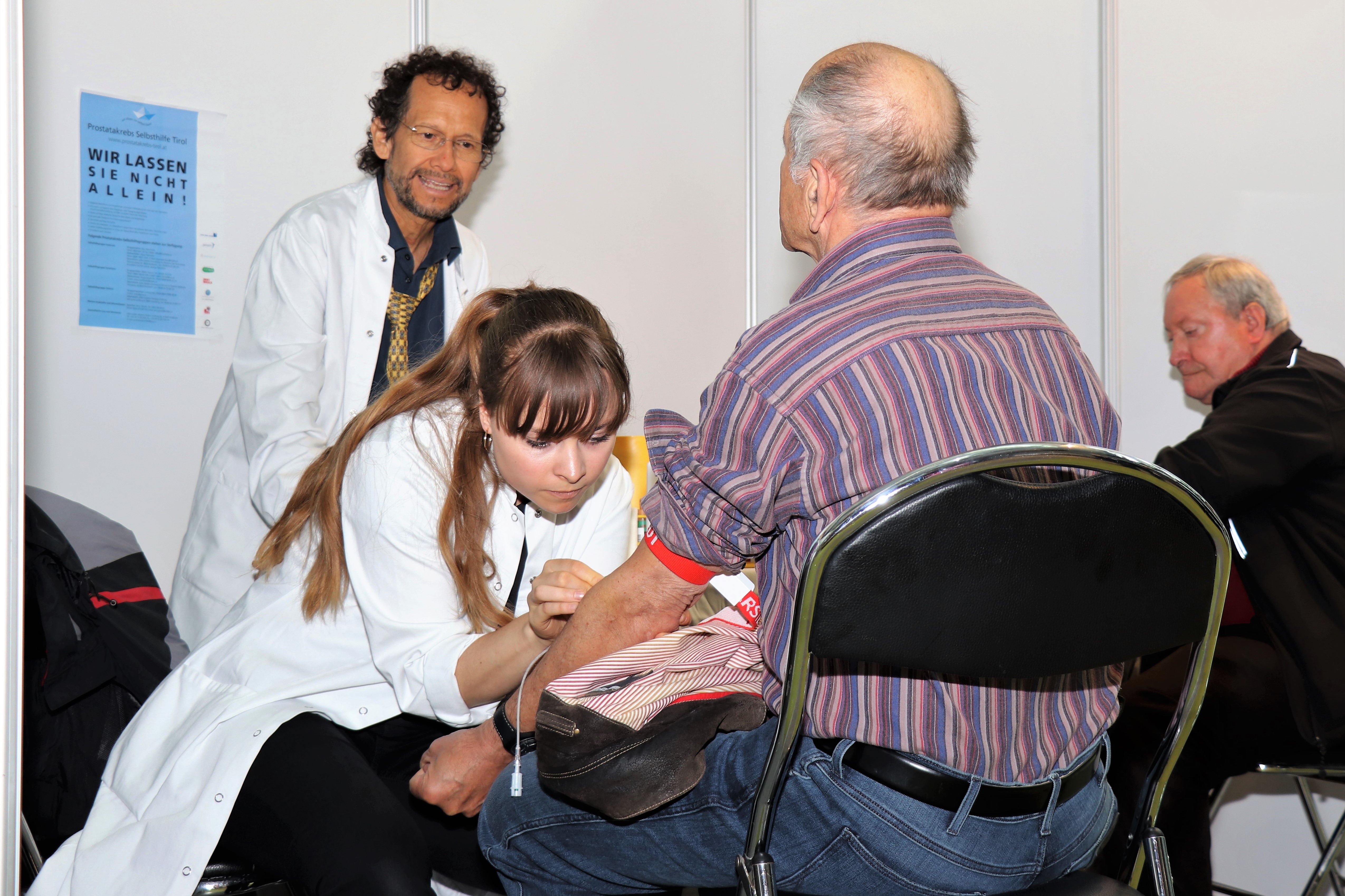 Die SeniorInnen fanden sich bei den Untersuchungen in guten, kompetenten Händen.