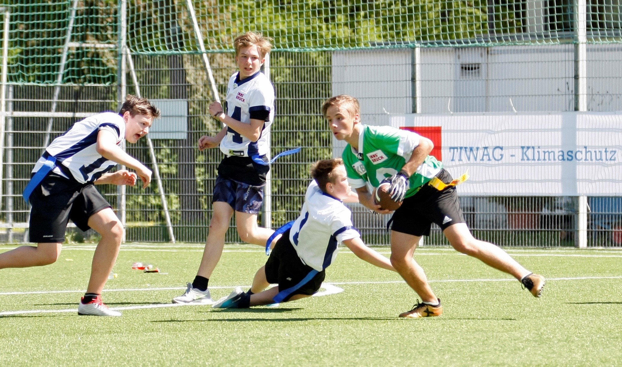 Bereits zum achten Mal fand der „Flag-Football Super Bowl“ in Innsbruck statt.