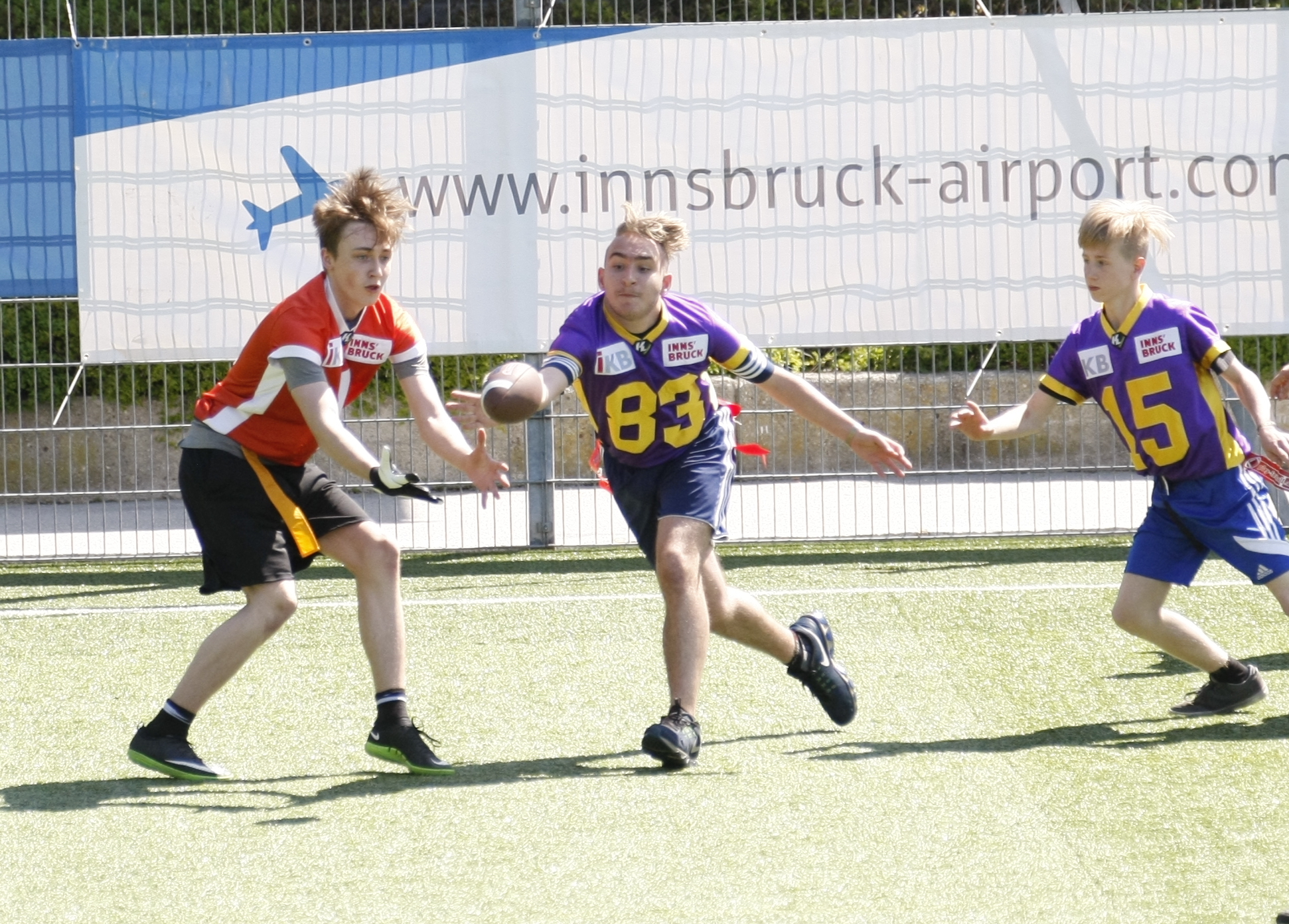 Sport, Spaß und Spannung stehen beim Flag-Football-Turnier im Vordergrund.